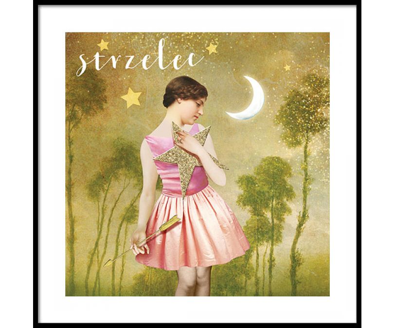 Plakat znaki zodiaku - Strzelec