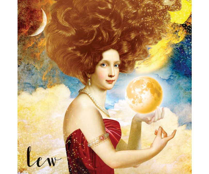 Plakat znaki zodiaku - Lew