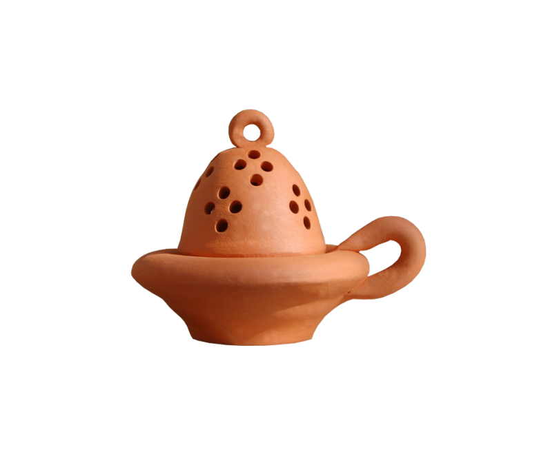 kadzielniczka ceramiczna gliniana terakotowa matowa