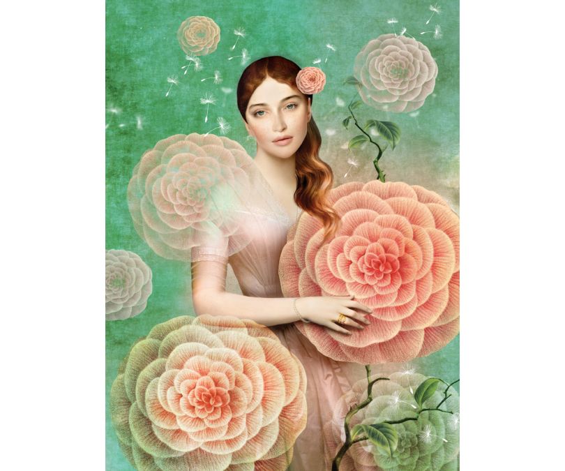 Plakat Pastelowa dama 30x40 cm