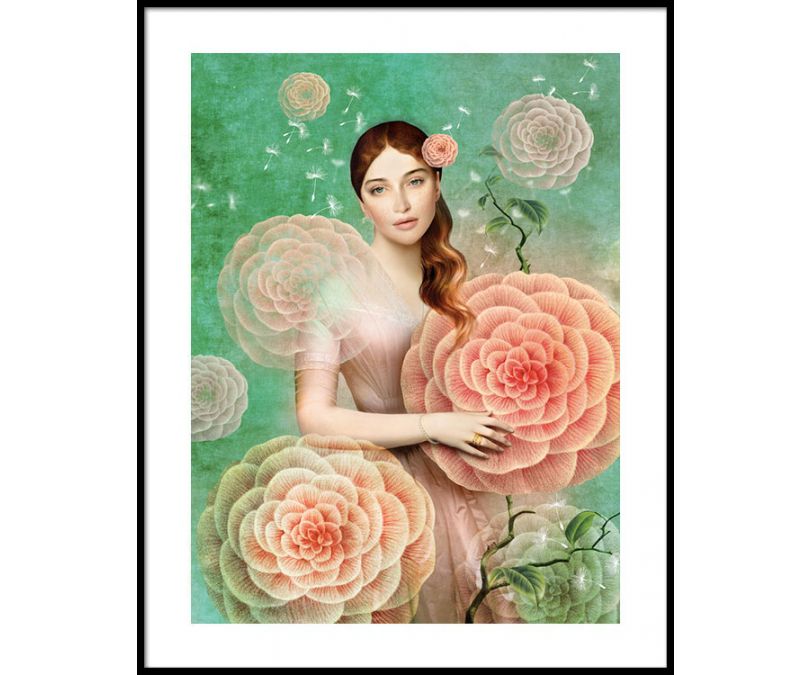 Plakat Pastelowa dama 30x40 cm