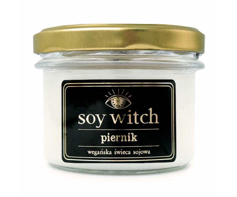 Świeca sojowa świąteczna piernik Soy Witch 250 ml