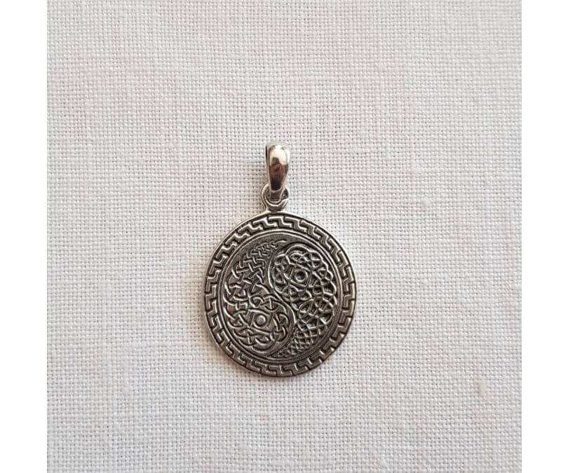 Amulet Yin Yang srebro