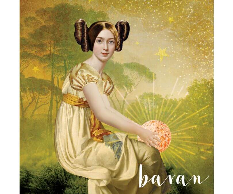 Plakat znaki zodiaku - Baran