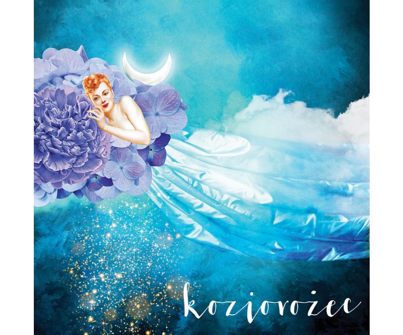 Plakat znaki zodiaku - Koziorożec